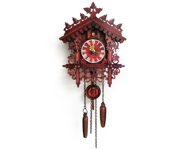 Tree House Hanging Cuckoo Wall Clock Bedroom Office Decor Wall Clocks