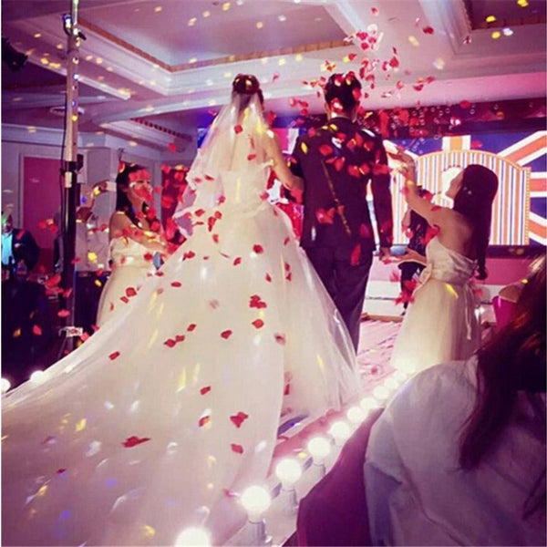 800Pcs Artificial Silk Rose Flower Petals Wedding Party Ceremony Table Decor Flowers Petals & Garlands