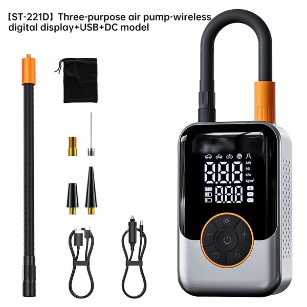 Wireless Inflator For Tires & Balls Air Compressors