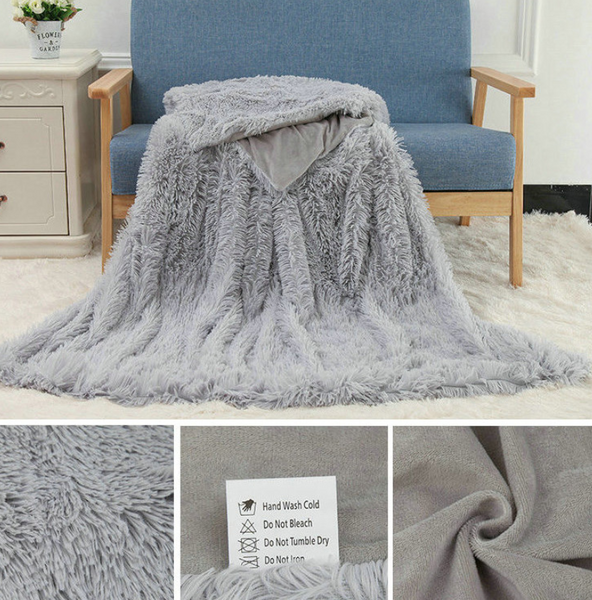 Lots Of Colours Three Sizes Super Soft Fluffy Warm Blanket