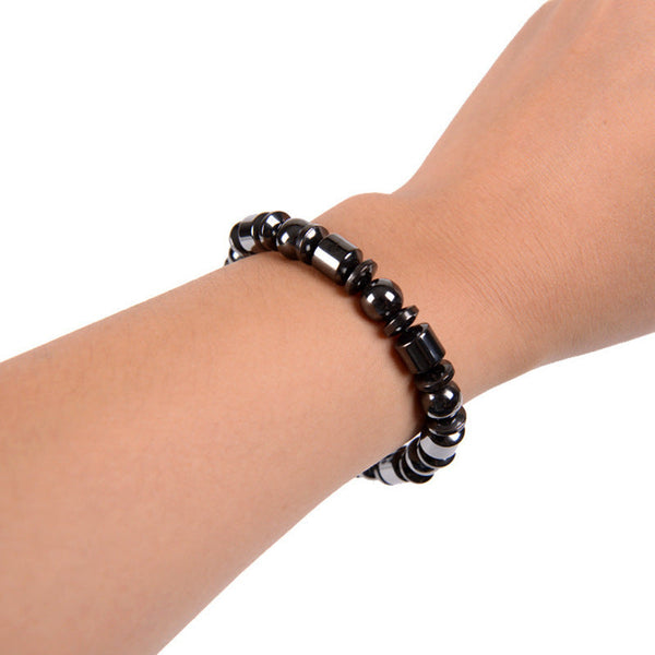 Veile Studios Weight Loss Black Stone Magnetic Therapy Bracelet For Improved Circulation Bracelets