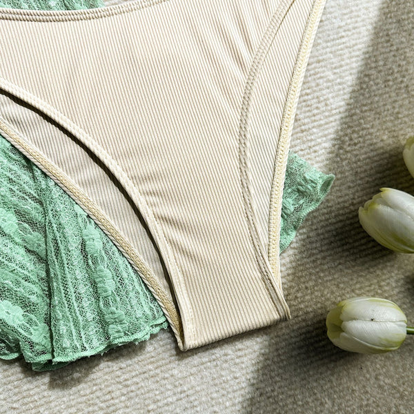 Lace Mesh 4 Piece Swimsuit Bikini Set Swimwear