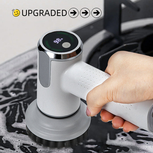 Multifunctional Smart Display Electric Cleaning Brush Wireless Kitchen Tool Cleaning Brushes