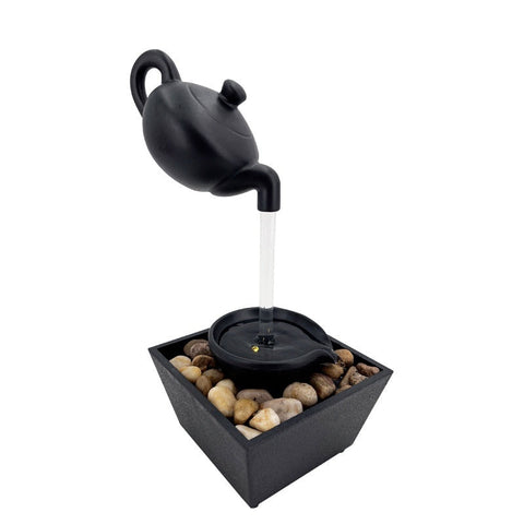 Hanging Teapot Flowing Water Ornament For Home And Office Dcor Sculptures Figurines Sculptures & Figurines