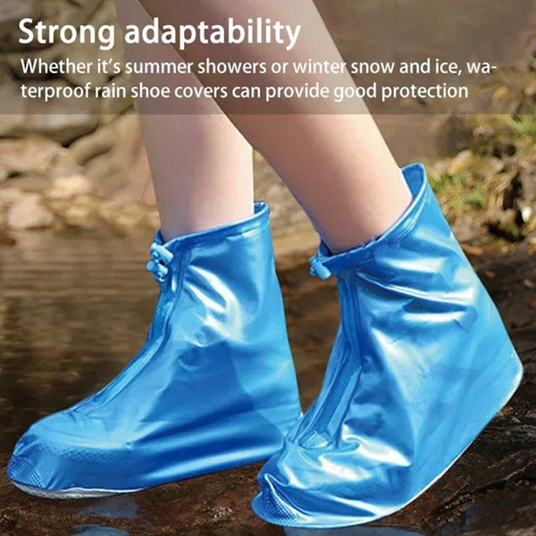 Waterproof Non Slip Reusable Pvc/Silicone Sole For Rain/Snow Unisex Shoe Covers