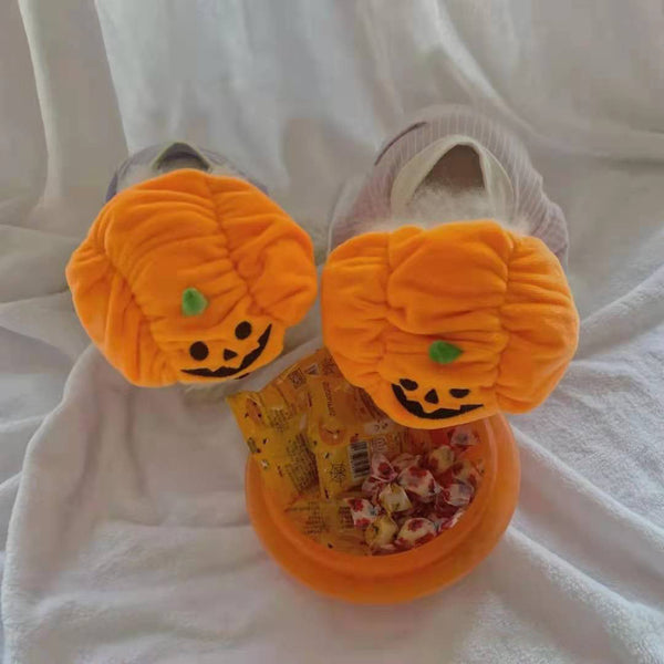 Pet Cat Dog Pumpkin Hat Halloween Ghost Festival Decoration Headwear Supplies Dog Costumes