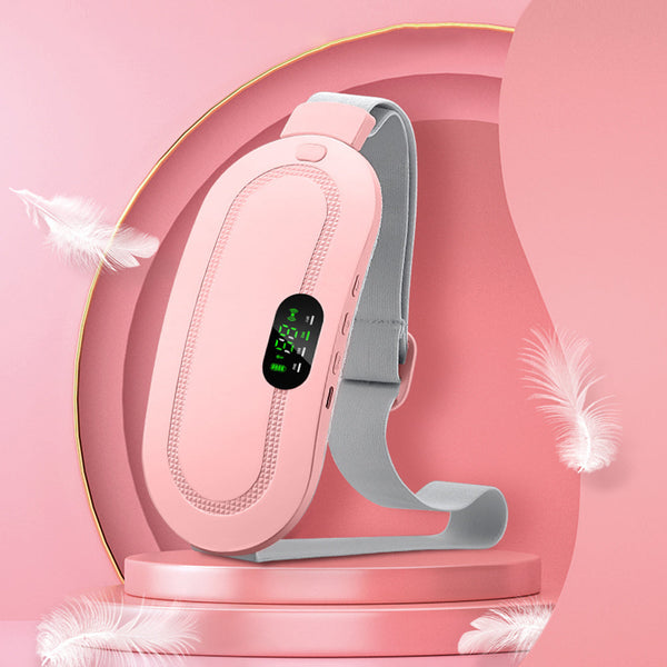 Menstrual Heating Pad Smart Warm Belt Relief Waist Pain Cramps Vibrating Abdominal Massager Electric Device Cold & Hot Packs & Wraps