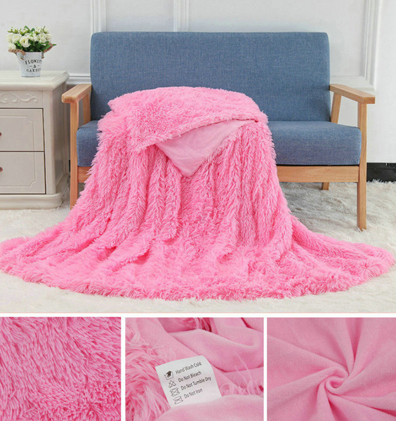 Lots Of Colours Three Sizes Super Soft Fluffy Warm Blanket Blankets
