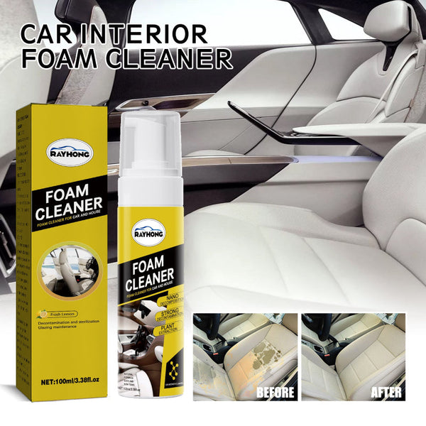 Car Interior Foam Cleaner Seat Instrument Panel Dust And Polish Maintenance Refurbishing Agent Other Automotive Care Supplies