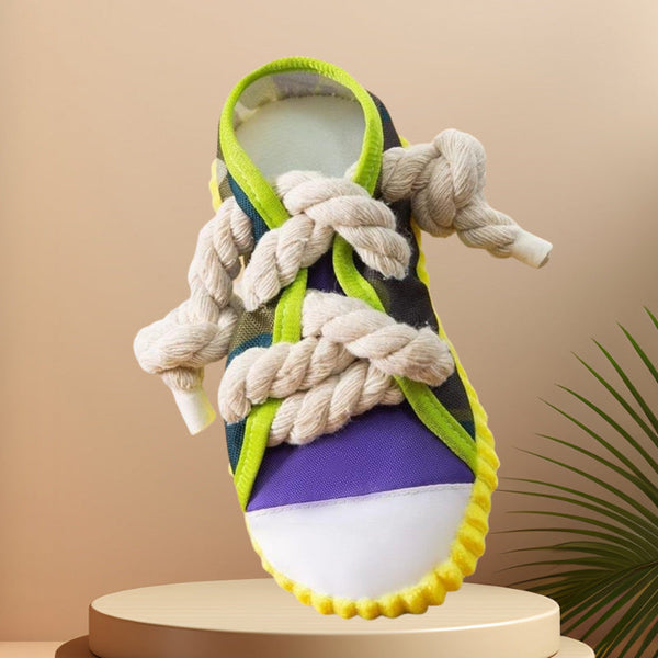 Durable Dog Toy Slippers For Self Entertainment And Teeth Cleaning With Cotton Rope Pet Dogs Dog Toys