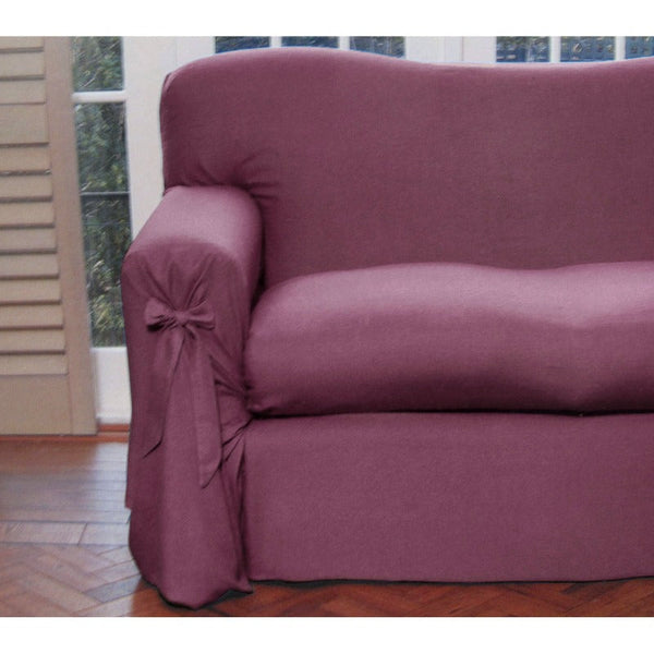 Mauve Sofa Cover 2 To 3 Seater 230 X 420Cm Slipcovers