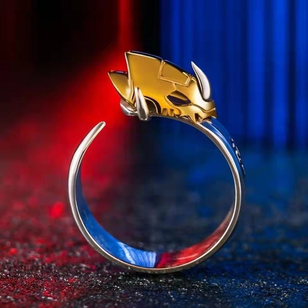 Classic Digimon Ring Tyrannomon Sword Metal Garurumon Anime Thai Silver Couple For Men And Women Rings
