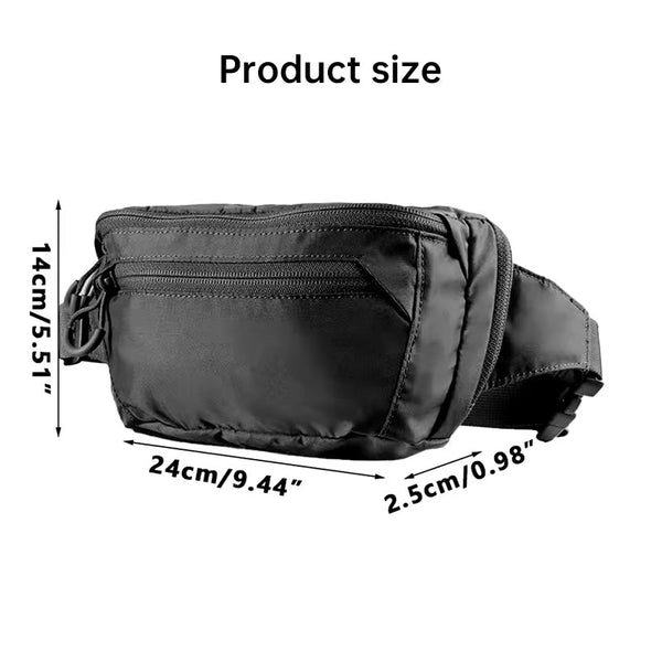 Tactical Molle Chest/Waist Ccw Bag (With Pistol Holster) Edc/Hunting Waist Packs & Bags