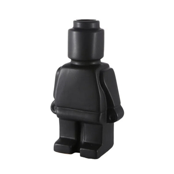 Robot Vase Resin Creative Home Decor Living Room Decoration Insertion Vases