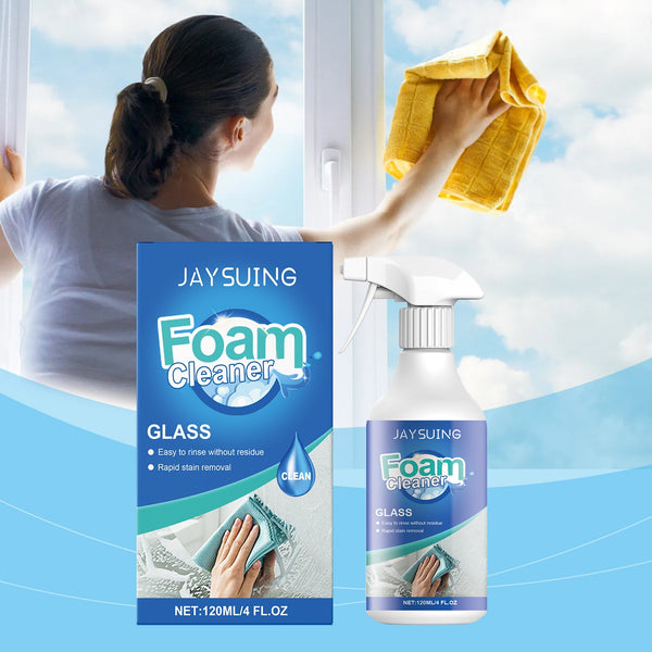 Glass Foam Cleaner Cleans Oil Stains With Refurbished Daily Maintenance Glass Cleaning Spray Cleaning Products