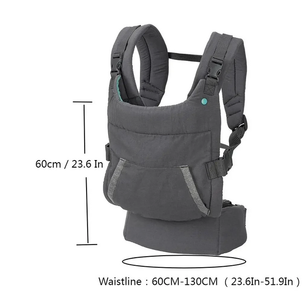 Ergonomic Bear Themed Cotton Baby Shoulder Strap Carrier With Hat Multifunctional Portable Detachable Breathable Carriers Slings & Backpacks