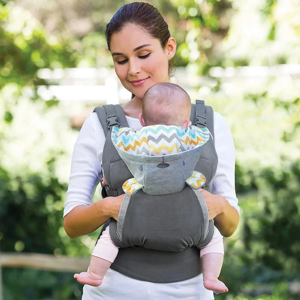 Ergonomic Bear Themed Cotton Baby Shoulder Strap Carrier With Hat Multifunctional Portable Detachable Breathable Carriers Slings & Backpacks