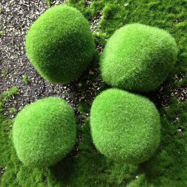 Mossy Stone Artificial Green Rock Flower Arrangement Material Artificial Plants