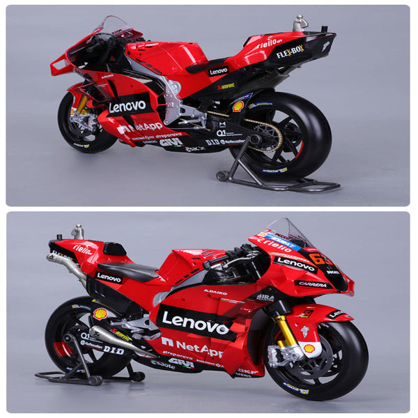 Meichi Figure 1:6 Ducati Grand Motorcycle Simulation Alloy Racing Ornament Toy Model Seasonal Decorations