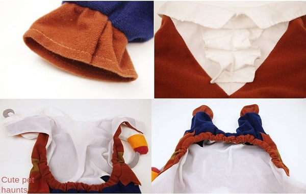 Pet Pirate Transformation Dog Clothes Set Teddy Halloween Christmas Costumes Dog Clothing & Shoes