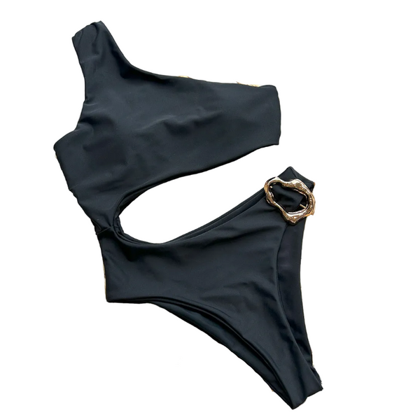 One Piece Swimsuit Women's  Bikini Ladies' Single Shoulder Wholesale Swimwear