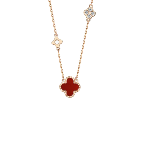 Clover Pendant Necklace Sterling Silver Gift For Her Necklaces & Pendants