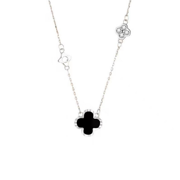 Clover Pendant Necklace Sterling Silver Gift For Her Necklaces & Pendants
