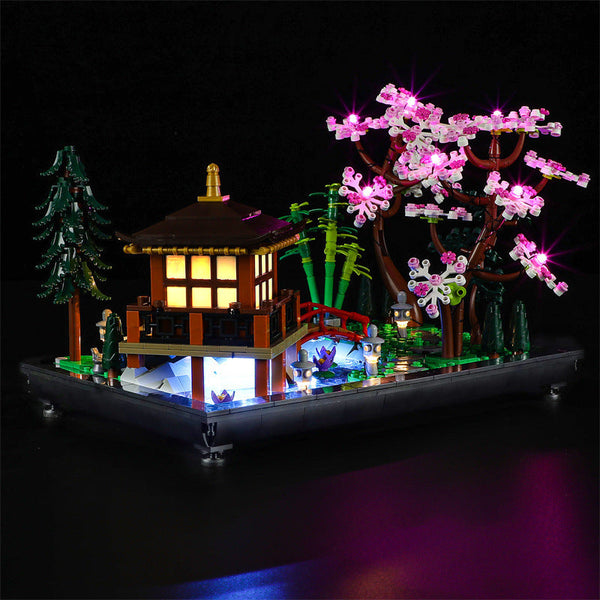 Yeabricks Is Compatible With Lego 10315 Peaceful Garden Building Blocks Led Lighting Creative Accessories And Assembled Building Toys Sets & Packs