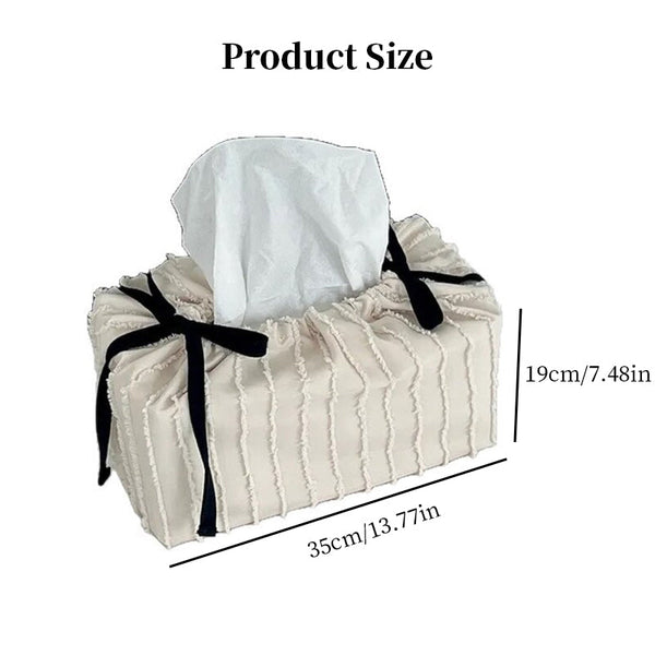 Korean Style Living Room Tissue Box Cover Cake Design Decorative Fabric Holde Cute Home Tissue Box Covers