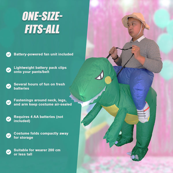 Dino Inflatable Costume Unisex Costumes