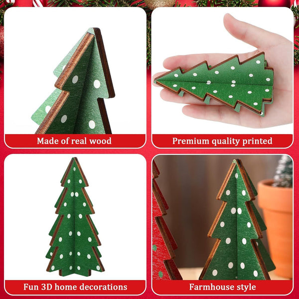 Christmas Decorative Tree Holiday Home Decoration Party Ornament Craft Seasonal Decorations