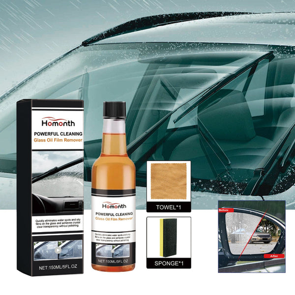Powerful Cleaning Glass Oil Film Remover Front Windshield Cleaner Is A Stain For Windows Cleaning Waxing & Valeting