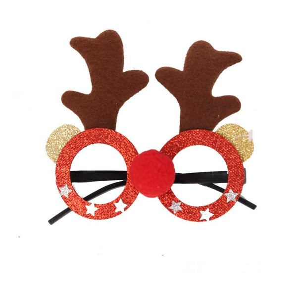 Prom Cartoon Antlers Children Glasses Decoration Christmas Party Theme Masks