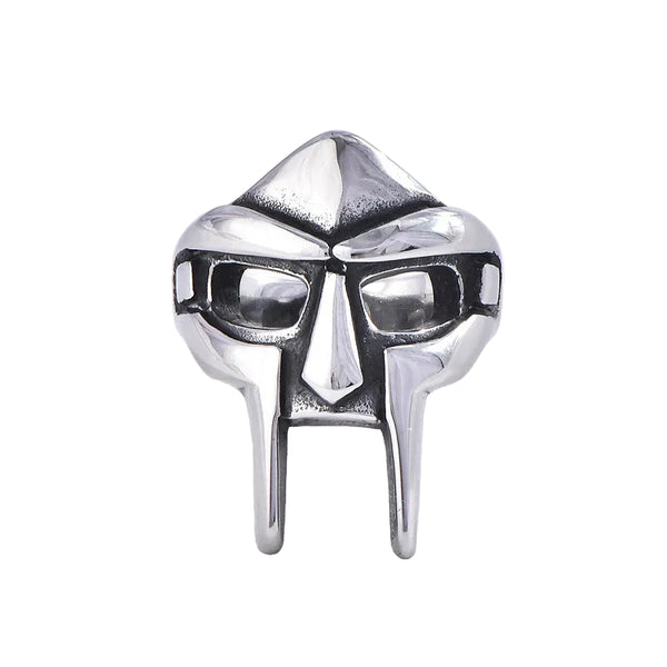 Stainless Steel Mens Ring Jewelry Mask Design Titanium Rings