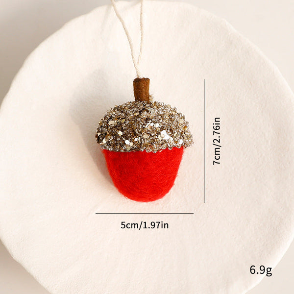 Felt Pinecone Christmas Tree Ornament Decorative Hanging Decoration For Dcor Seasonal Decorations