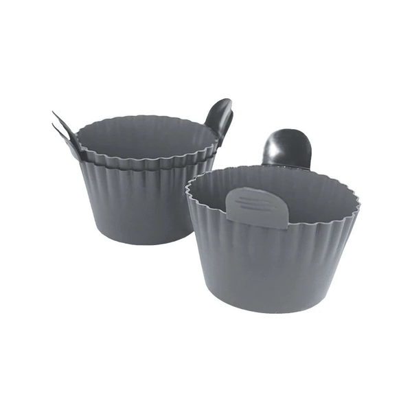 Silicone Air Fryer Egg Poacher Cupcake Baking Cups Ramekins Ovens Basket Air Fryer Accessories