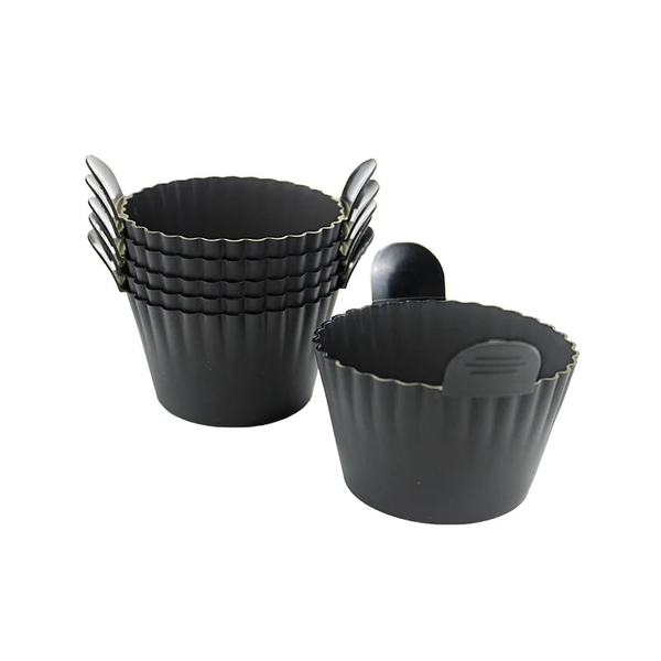 Silicone Air Fryer Egg Poacher Cupcake Baking Cups Ramekins Ovens Basket Air Fryer Accessories