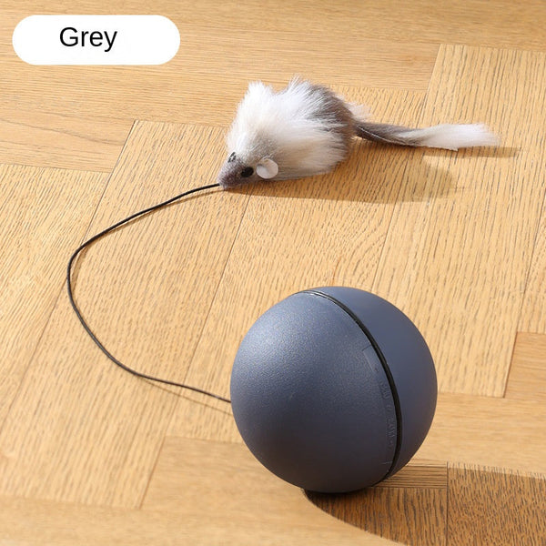 Cat Toy Self Entertainment Energy Consumption Mouse Teaser Wand Exercise Electric Automatic Teasing Ball Supplies Cat Toys