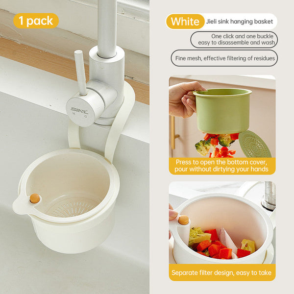 Hanging Sink Drain Basket For Kitchen Food Waste Separator Filter & Fruit Washing Strainer Colanders Strainers & Sifters