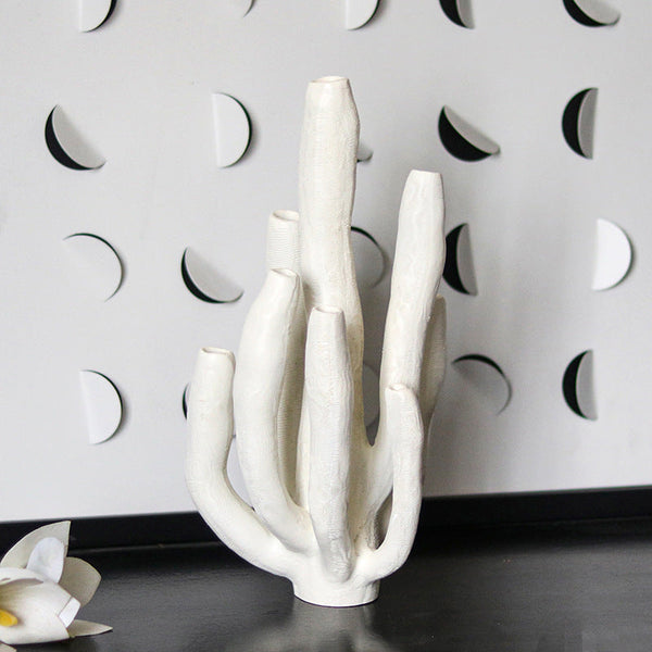 Modern Art Texture Coral Abstract Ornament Simple Model Room Hotel Living Room Dining Table Tea Table Cactus Decoration Figurines