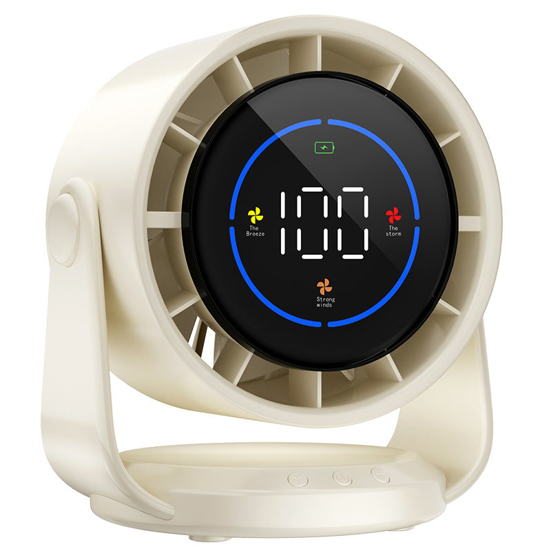 100 High Speed Circulating Fan For Home With 6 Inch Digital Display And Turbo Desktop Portable Fans