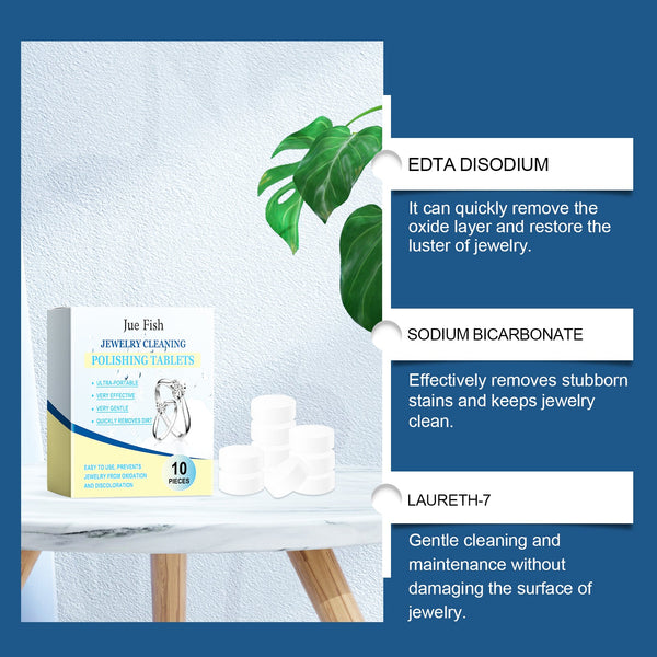 Jewelry Cleaning Effervescent Tablet Jewelry Cleaning Decontamination Anti Oxidation Jewelry Maintenance Cleaning Tablet Cleaners & Polish