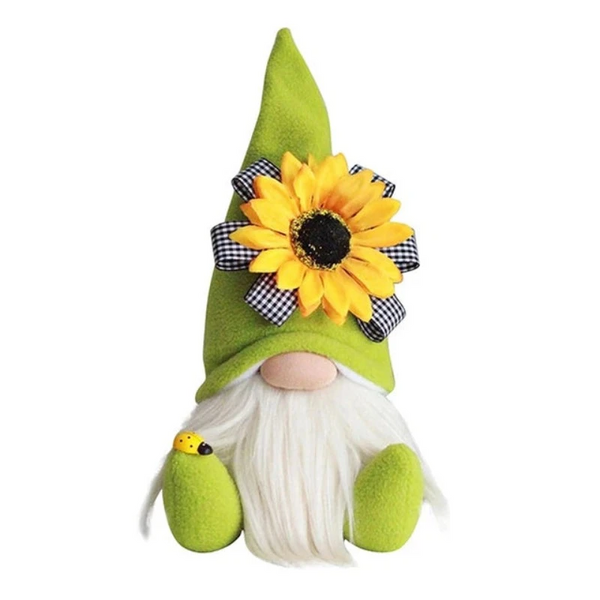 Bee Gnome Spring Sunflower Doll Decor Handmade Bumble Plush Faceless Ornaments Bedroom Desktop Gnomes Seasonal Decorations