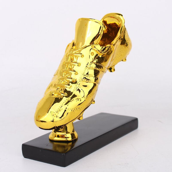 Golden Boots Cup Football Competition Creative Shoes Award Souvenir Ornament Seasonal Decorations