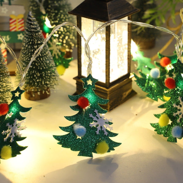 Non Woven Christmas Tree Lights Led String Seasonal Decorations