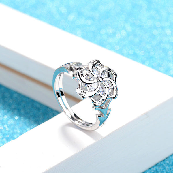 Galadriel Nenya Ring Of Water Hobbit Elf Three Great Fashion Women Girl Jewelry High Quality Fan Gift Rings