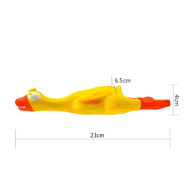 Pet Latex Toy Soft And Durable Squeaky Duck For Small Medium Dogs Dog Toys