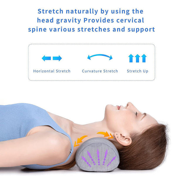 Cervical Pillow Reverse Bow Traction Memory Cotton Neck Protection Seat & Posture Cushions