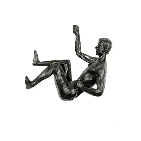 Athlete Rock Climbing Man Resin Background Wall Hanging Decoration Sculpture Statue Figures Present Retro New 2023 Sculptures & Figurines