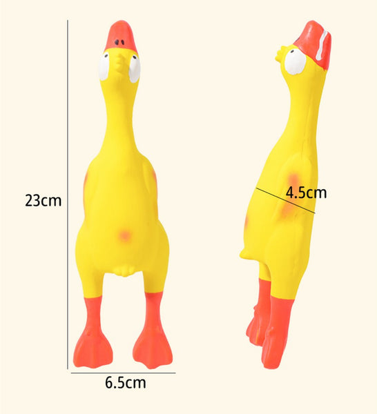 Pet Latex Toy Soft And Durable Squeaky Duck For Small Medium Dogs Dog Toys